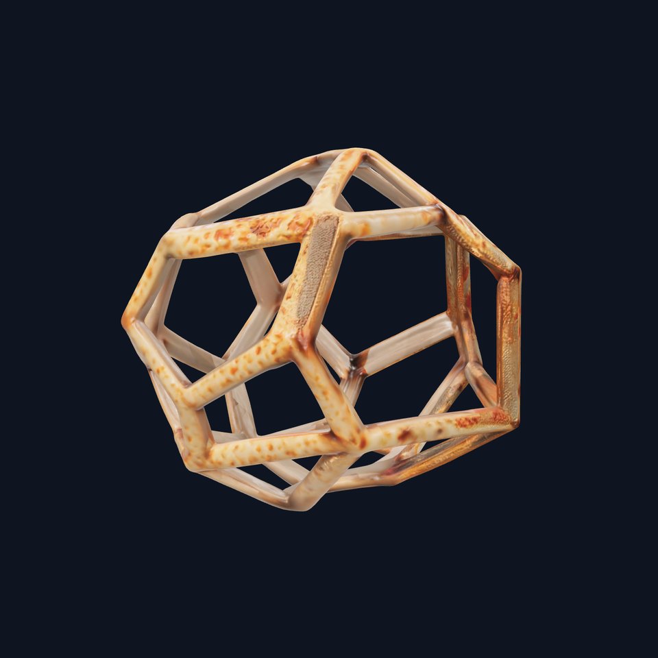 Rustic Geometric Sculpture Model Pack